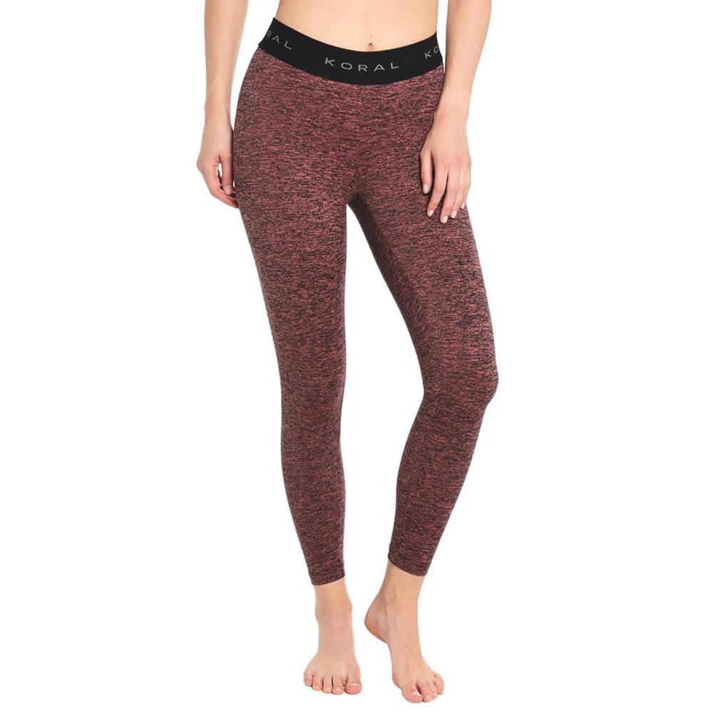 Koral Activewear Timelapse Crop Leggings in Heather Rose Size Medium